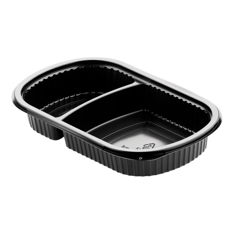 SCATOLA LUNCH 2SCOMP 500ml NERO 50pz MS (5 pz) DUNI 161179